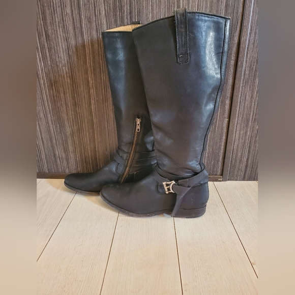 Frye Shoes - Frye Black Leather Boots